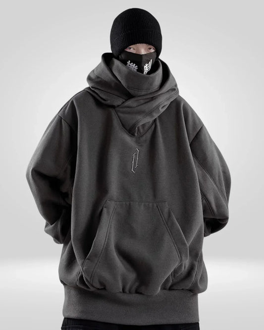 Hoodie Col Roulé Chic et Confortable - hoodie élégant - Hoodie Col Roulé Chic et Confortable pour l'Hiver