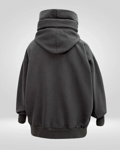 Hoodie Col Roulé Chic et Confortable -  vêtements d'hiver chaleureux - Hoodie Col Roulé Chic et Confortable pour l'Hiver