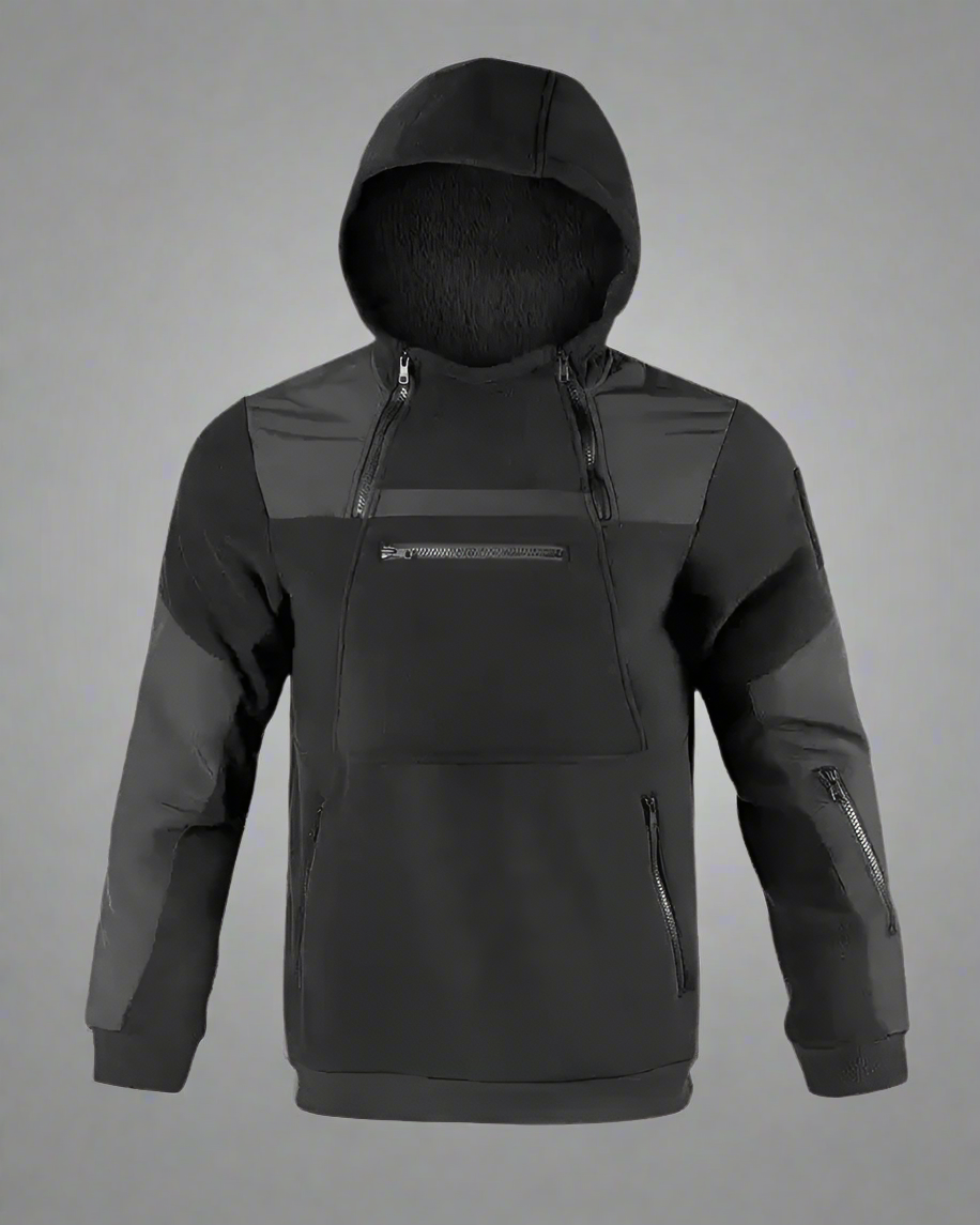 Hoodie en Fleece Prêt pour l'Aventure -  streetwear - Hoodie en Fleece Confortable pour Aventures Extérieures