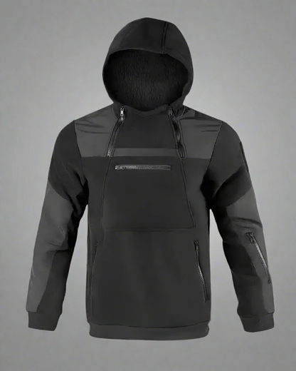 Hoodie en Fleece Prêt pour l'Aventure -  streetwear - Hoodie en Fleece Confortable pour Aventures Extérieures