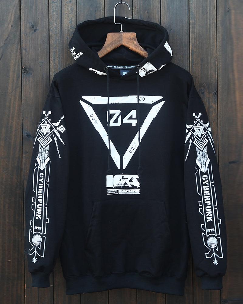 Hoodie Graphique de Motard Révolutionnaire - hoodie - Hoodie Graphique de Motard au Style Futuriste