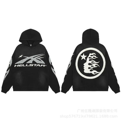 Hoodie Hellstar -  coton - Hoodie Y2K Streetwear audacieux pour les amateurs de mode