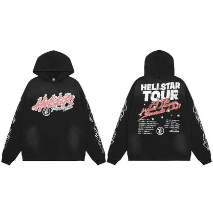 Hoodie Hellstar - hoodie - Hoodie Y2K Streetwear audacieux pour les amateurs de mode