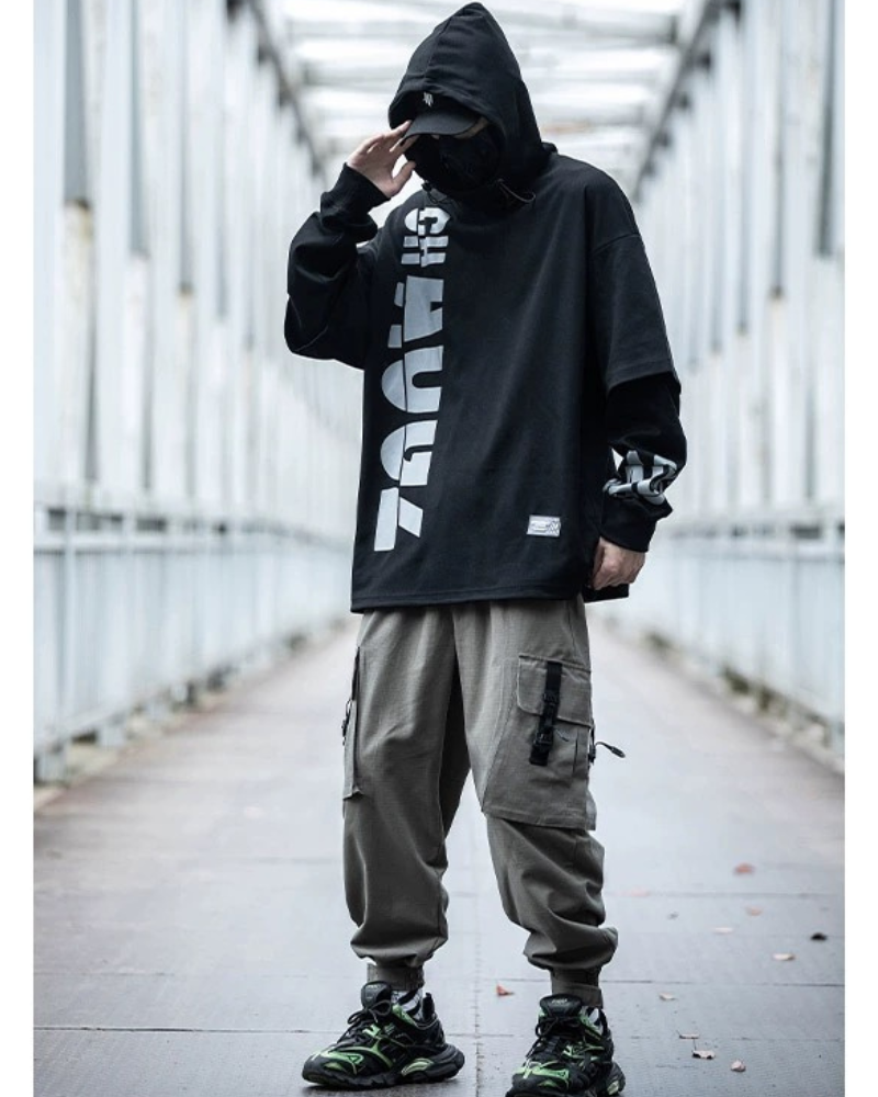 Hoodie Léger Chic Urbain -  noir - Hoodie Léger Chic Urbain : Confort et Style Quotidien