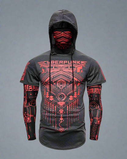 Hoodie Masque de Ninja Discret -  masque - Hoodie Masque de Ninja Discret pour un Style Urbain