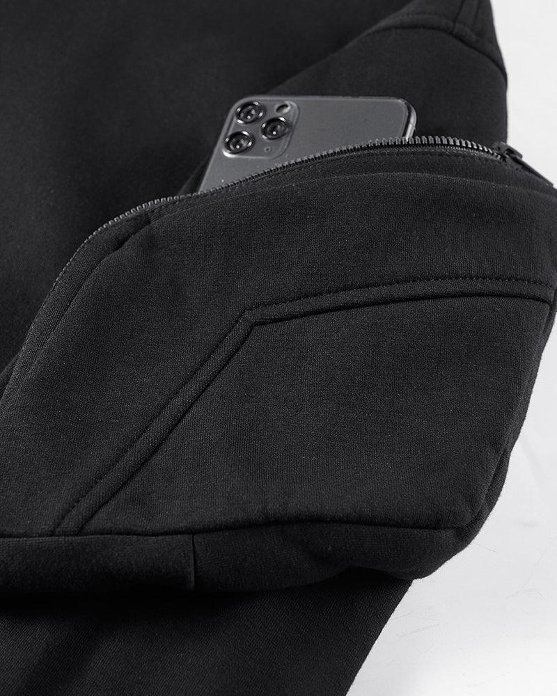 Hoodie Masque Tactique Confortable -  noir - Hoodie Tactique avec Masque Intégré pour Style Urbain