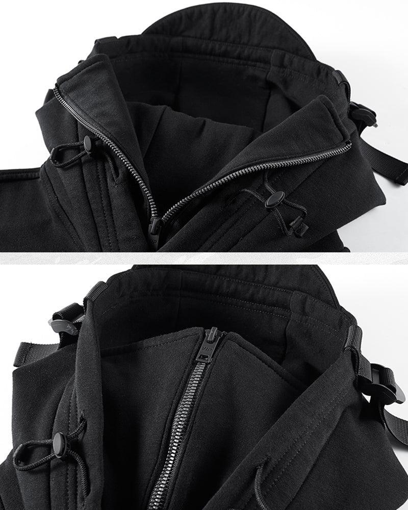 Hoodie Masque Tactique Confortable -  tactique - Hoodie Tactique avec Masque Intégré pour Style Urbain