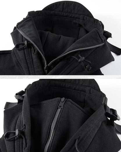 Hoodie Masque Tactique Confortable -  tactique - Hoodie Tactique avec Masque Intégré pour Style Urbain