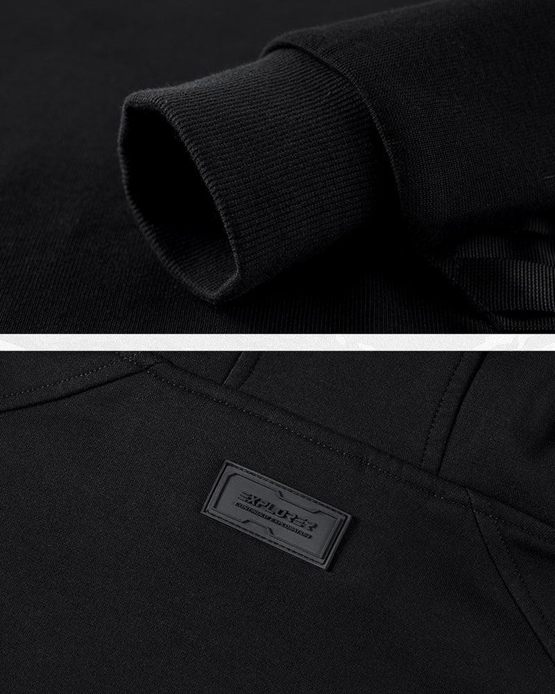 Hoodie Masque Tactique Confortable -  vêtements urbains - Hoodie Tactique avec Masque Intégré pour Style Urbain