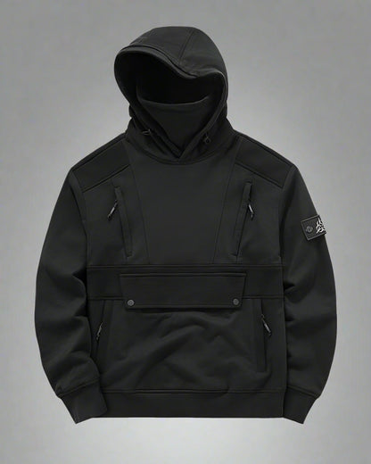 Hoodie Masque Tout-en-Un - hoodie - Hoodie Masque Polyvalent au Style Techwear