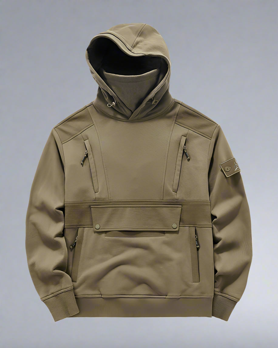 Hoodie Masque Tout-en-Un - hoodie techwear stylé - Hoodie Masque Polyvalent au Style Techwear