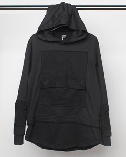 Hoodie Ninja Noir Discret - hoodie - Hoodie Ninja Noir pour un style urbain décontracté