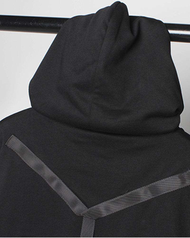 Hoodie Ninja Noir Discret -  noir - Hoodie Ninja Noir pour un style urbain décontracté