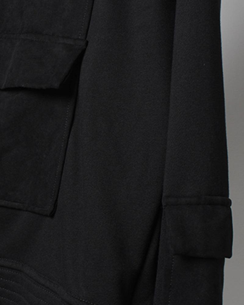 Hoodie Ninja Noir Discret -  style urbain - Hoodie Ninja Noir pour un style urbain décontracté