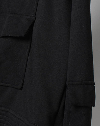 Hoodie Ninja Noir Discret -  style urbain - Hoodie Ninja Noir pour un style urbain décontracté