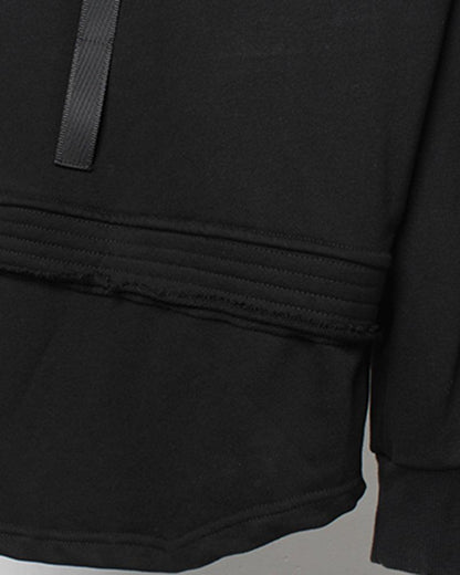 Hoodie Ninja Noir Discret -  techwear - Hoodie Ninja Noir pour un style urbain décontracté