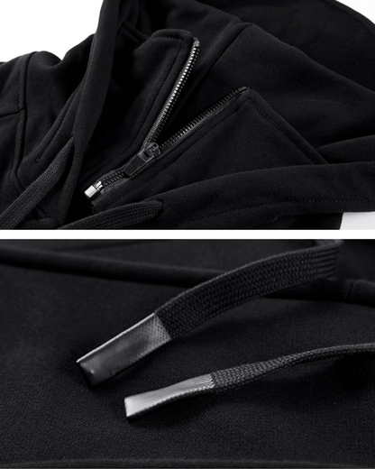 Hoodie Polyvalent avec Masque Caché -  style urbain - Hoodie polyvalent avec masque caché pour le style urbain