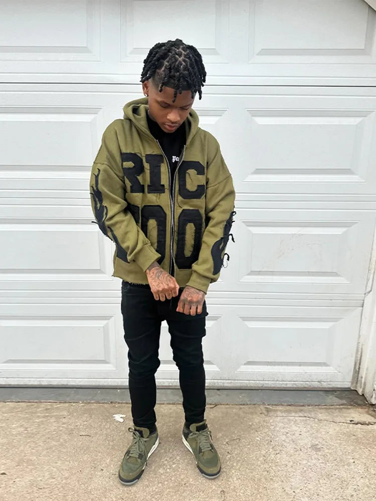 Hoodie Rich Soon -  vêtements légers - Hoodie Y2K Streetwear pour un style unique et nostalgique