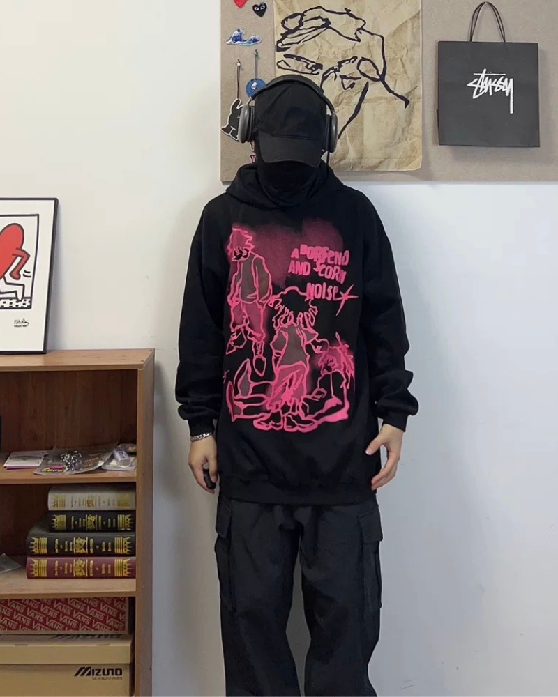 Hoodie Street Art Love -  art - Hoodie Street Art Love pour un Style Quotidien