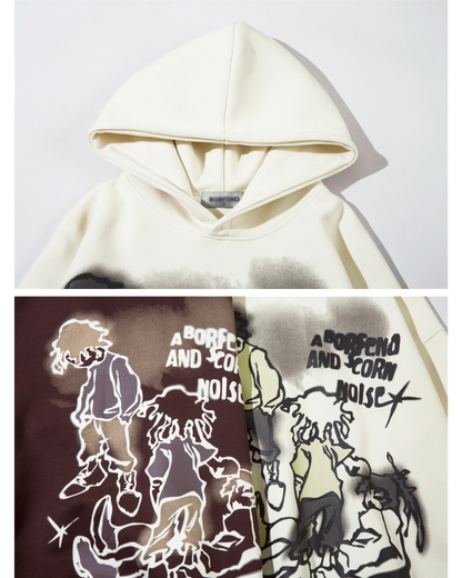 Hoodie Street Art Love -  streetwear - Hoodie Street Art Love pour un Style Quotidien