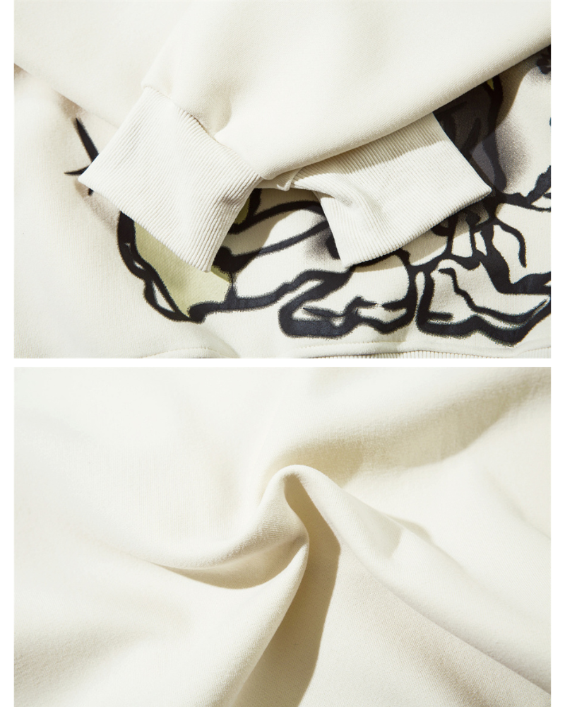 Hoodie Street Art Love -  style décontracté - Hoodie Street Art Love pour un Style Quotidien