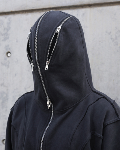 Hoodie Stylé de Ville avec Masque - hoodie - Hoodie Stylé de Ville avec Masque Intégré
