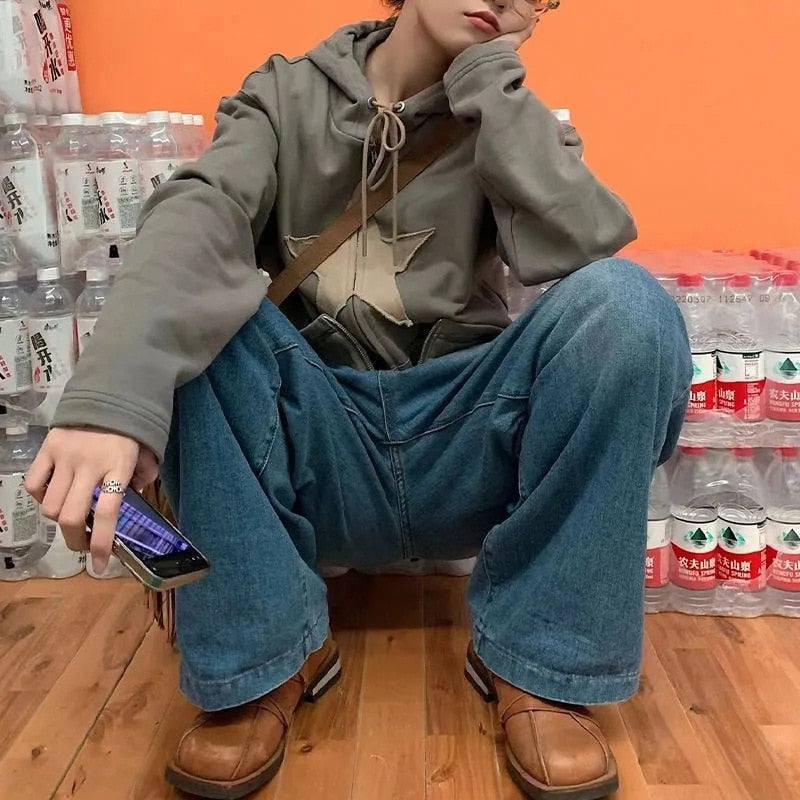 Hoodie Étoile -  polyester - Hoodie Étoile tendance pour un look streetwear unique