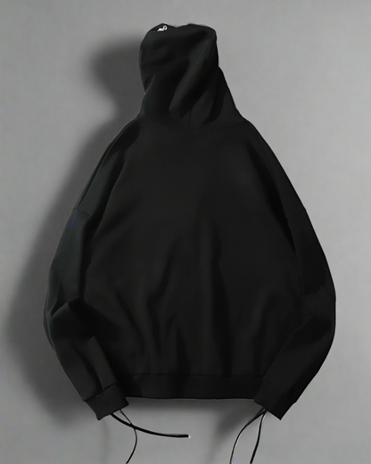 Hoodie Zippé Élégant -  veste en polyester - Hoodie Zippé Élégant Noir pour un Confort Optimal