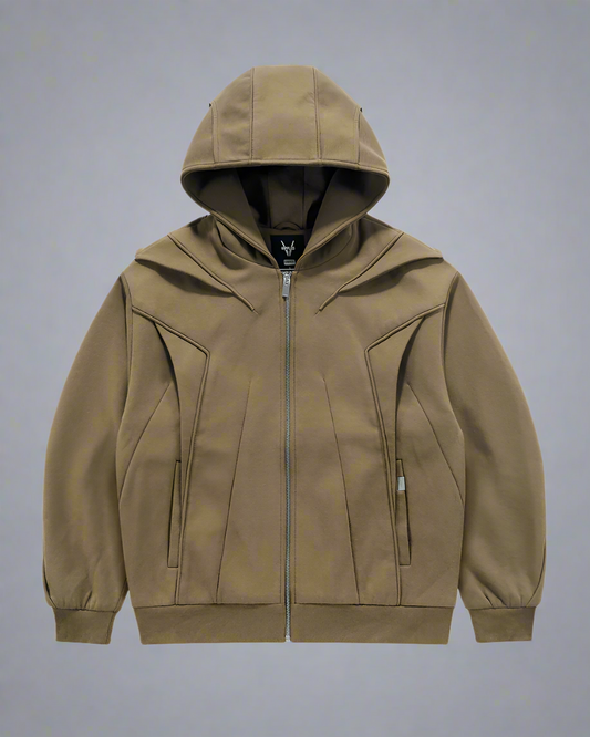 Hoodie Zippé Tactique Tout Temps - hoodie - Hoodie Zippé Tactique Polyvalent pour un Style Urbain