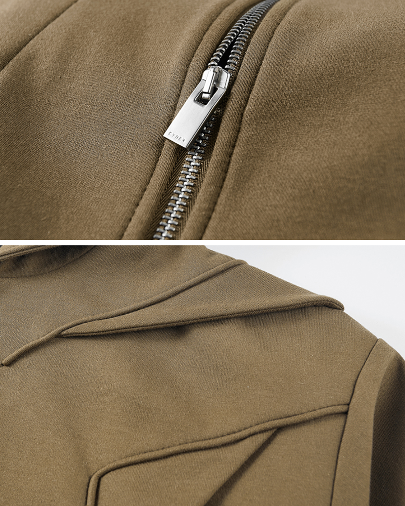 Hoodie Zippé Tactique Tout Temps -  tactique - Hoodie Zippé Tactique Polyvalent pour un Style Urbain