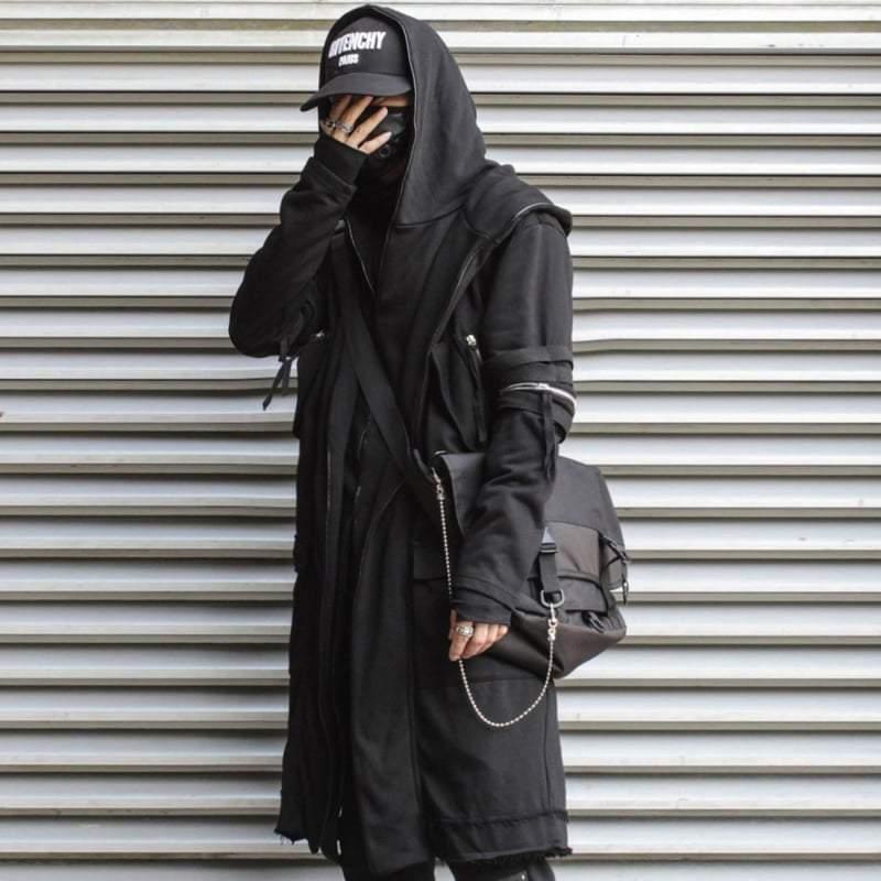 Manteau à Capuche Révolutionnaire à Deux Couches