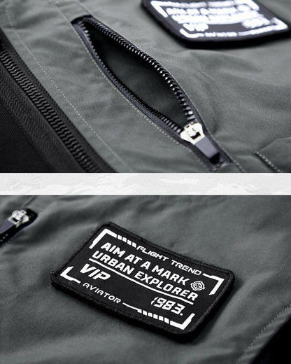 Hoodie Superposé Prêt pour la Ville