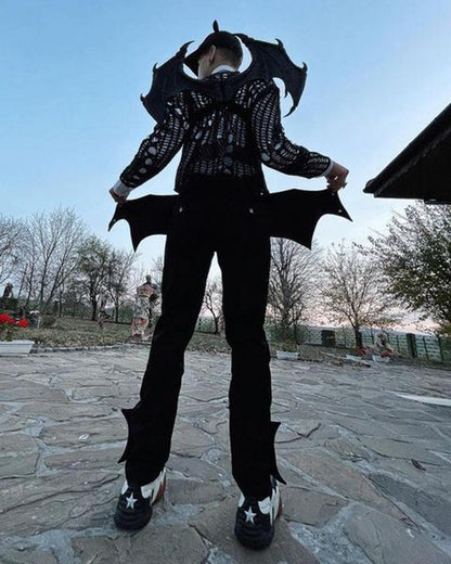 Pantalons Futuristes Inspirés par des Chauves-Souris