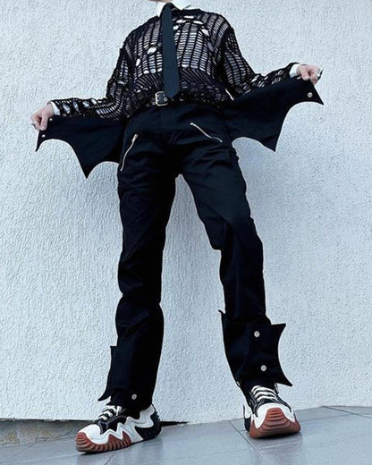 Pantalons Futuristes Inspirés par des Chauves-Souris