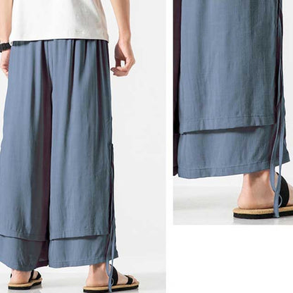 Pantalons larges fluides et chics