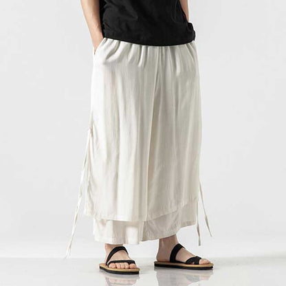 Pantalons larges fluides et chics