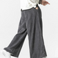 Pantalons en velours côtelé japonais élégants