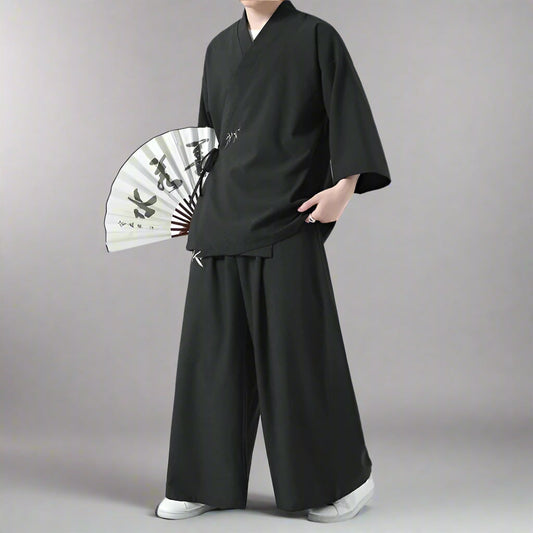Ensemble Haori Japonais Élégant