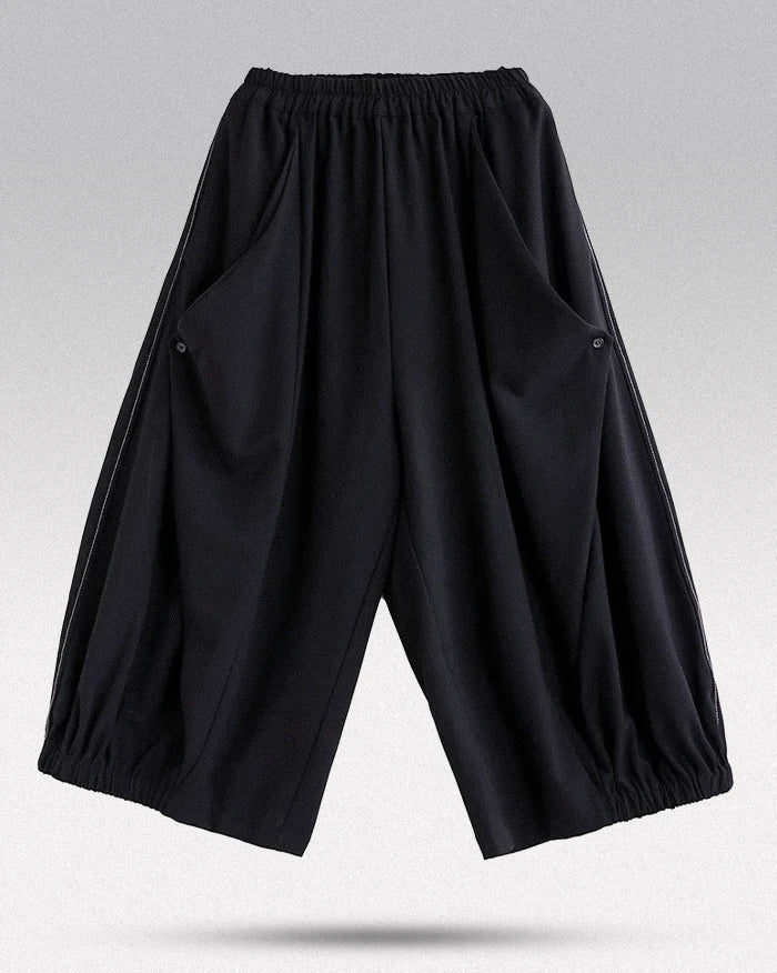 Pantalons larges japonais chics