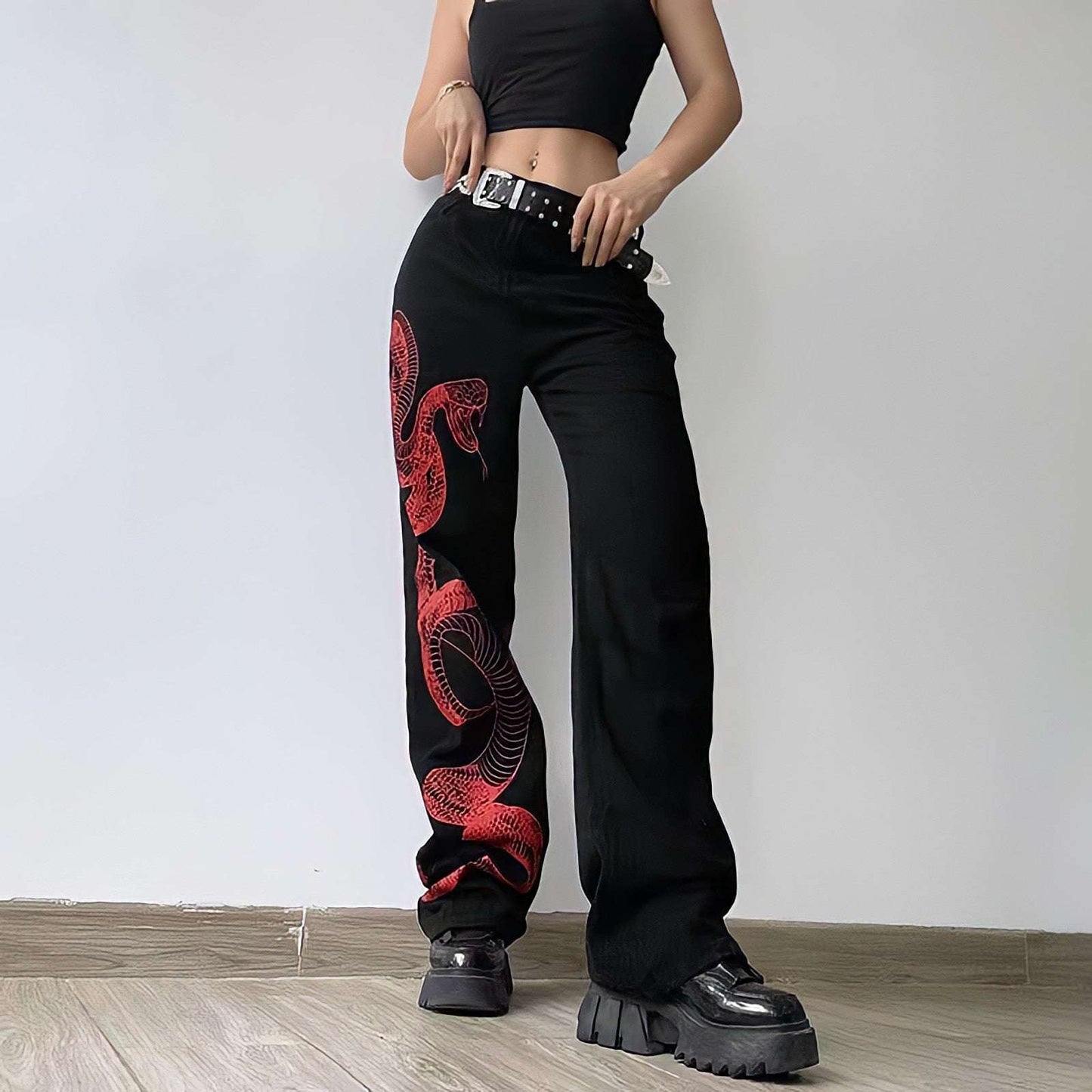 Jeans Dragon - jeans - Jeans Dragon au design unique pour un look décontracté