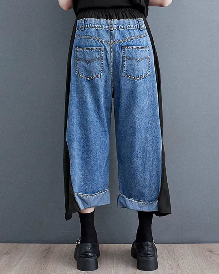 Jeans Femme Large Chic -  jeans large - Jeans Femme Large Chic pour un Style Élégant et Confortable