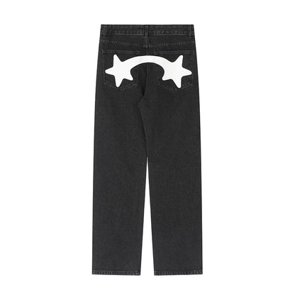 Jeans Imprimés -  streetwear - Jeans Imprimés Y2K pour un Style Streetwear Unique