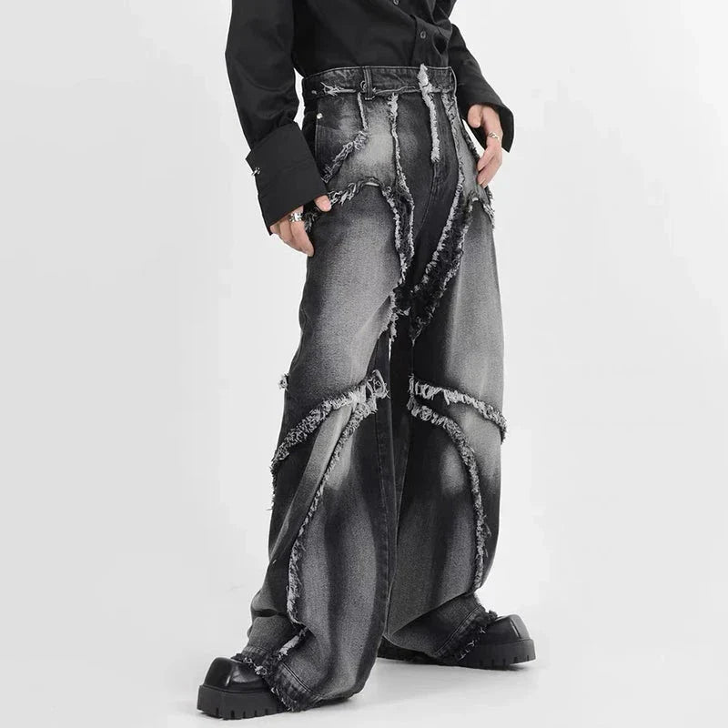 Jeans Opium - jeans - Jeans streetwear Y2K au design audacieux et individuel