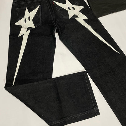 Jeans Star Butt - jeans - Jeans Star Butt au style Y2K iconique