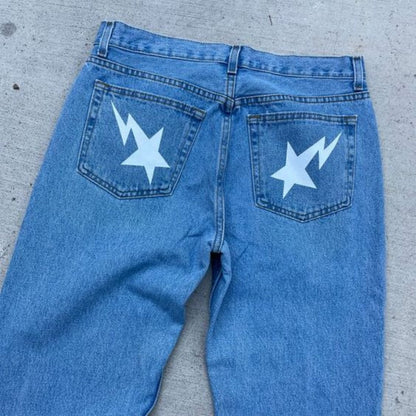 Jeans Star Butt - jeans y2k - Jeans Star Butt au style Y2K iconique