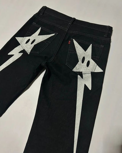 Jeans Star Butt -  mode années 2000 - Jeans Star Butt au style Y2K iconique