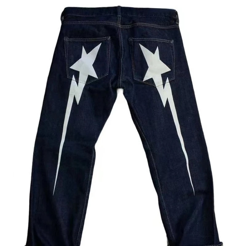 Jeans Star Butt -  streetwear - Jeans Star Butt au style Y2K iconique
