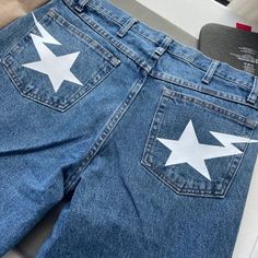 Jeans Star Butt -  y2k - Jeans Star Butt au style Y2K iconique