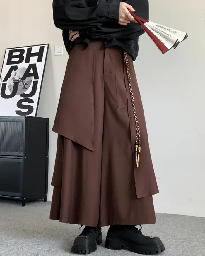 Jupe Pantalon Chic Longue -  confort - Jupe Pantalon Chic Longue pour un Style Élégant