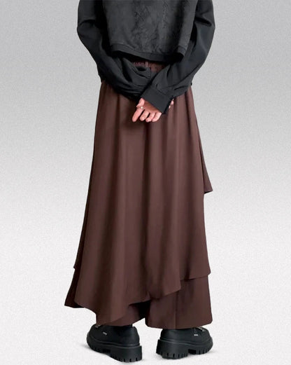Jupe Pantalon Chic Longue - pantalon élégant - Jupe Pantalon Chic Longue pour un Style Élégant